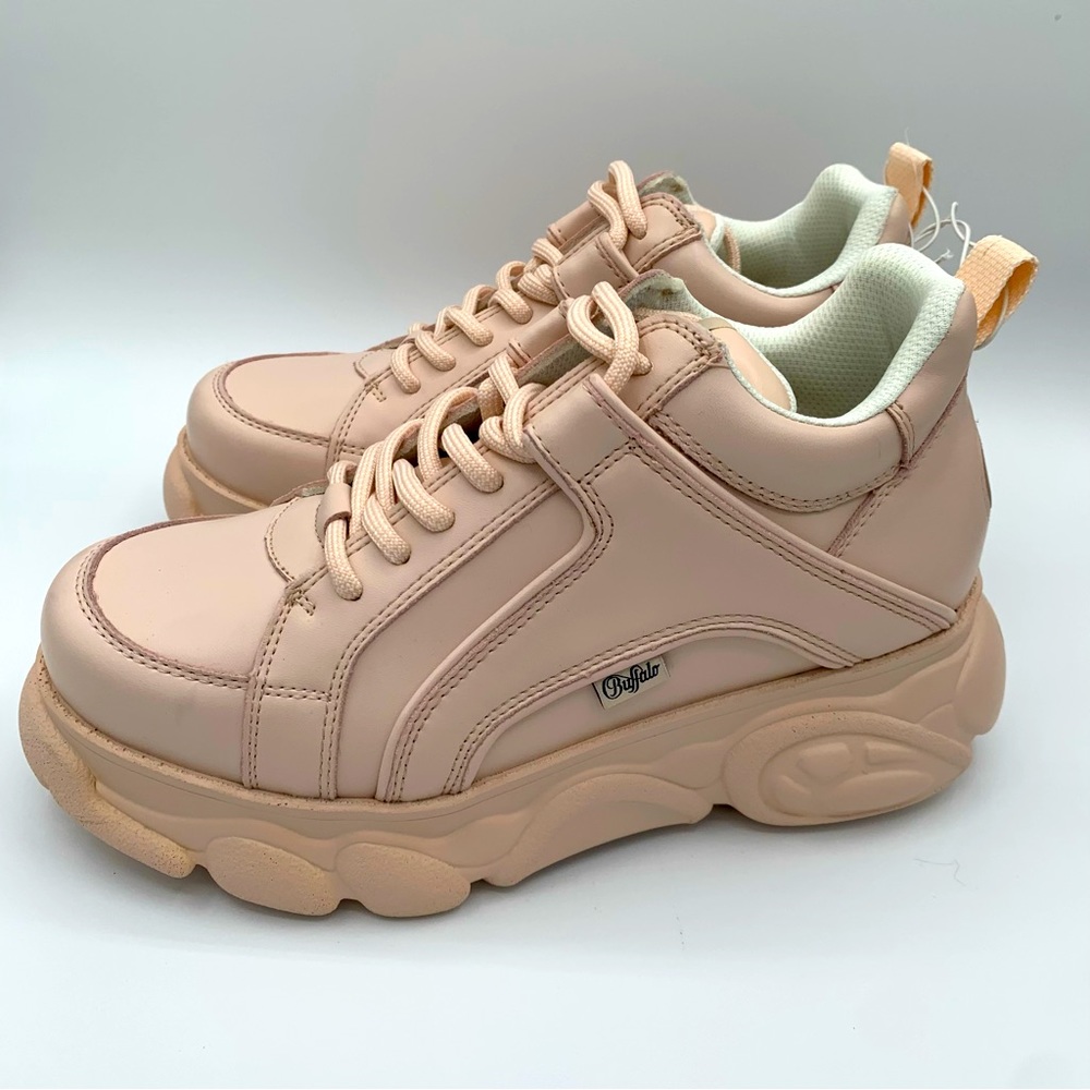 Buffalo London Pink platform Sneakers size 8 1/2 NWOT / NWOB